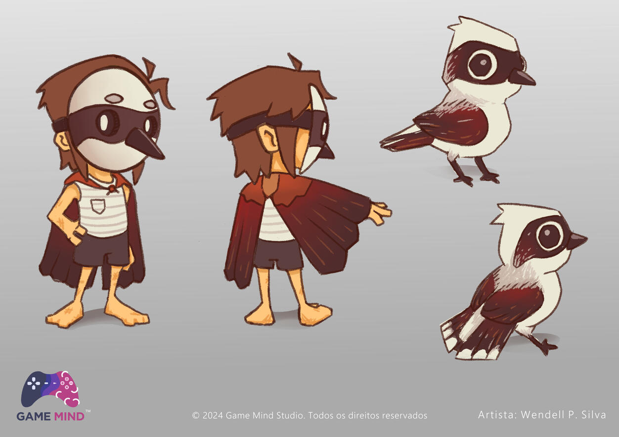 Conceito de Arte, NPC | Lavadeira Mascarada, Encantado, 2024