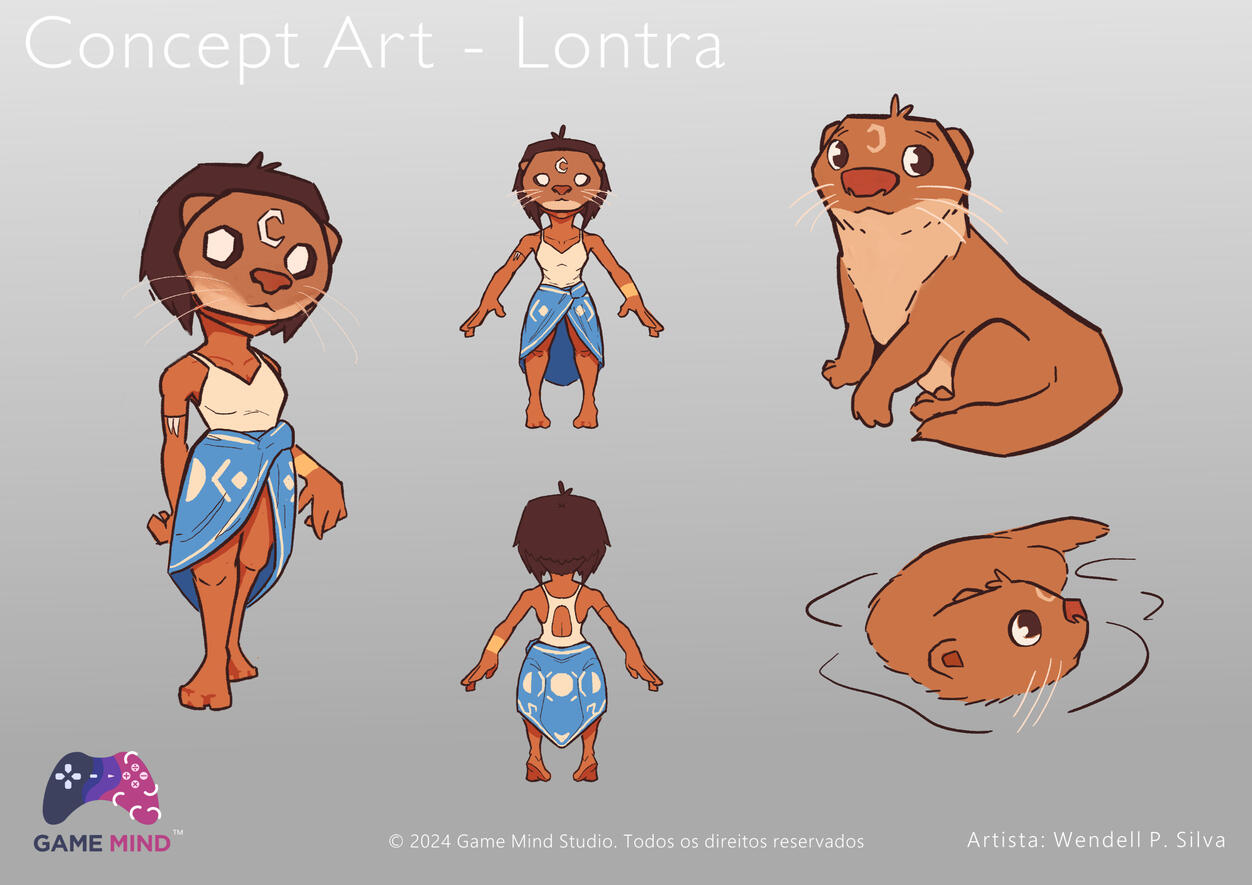 Conceito de Arte, NPC | Lontra, Encantado, 2024