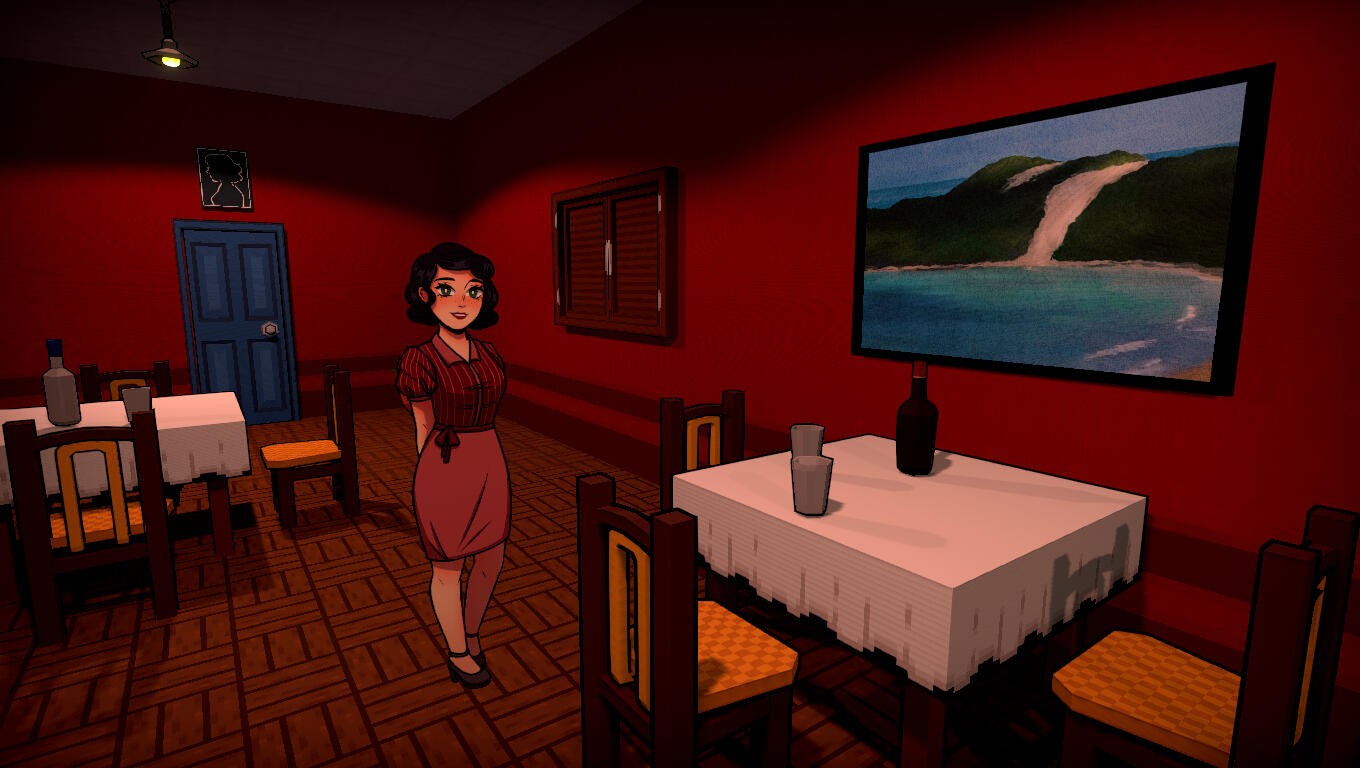 Área 50 | Vista do salão, Calangames, 2020 | Modelagem 3D e ambientação