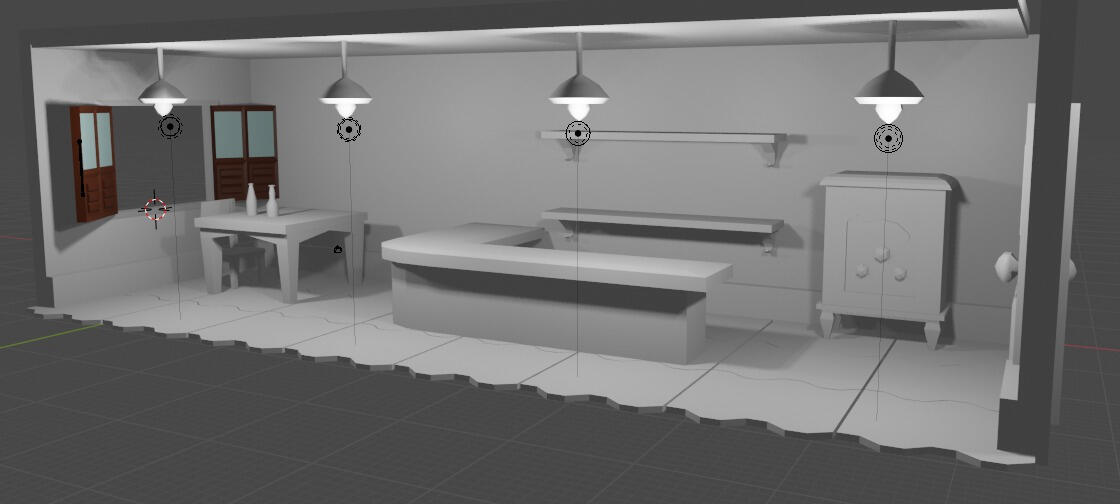 Área 50 | Vista de projeto do bar, Calangames, 2020